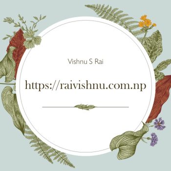 Vishnu S Rai – h t t p s : / / r a i v i s h n u . c o m . n p